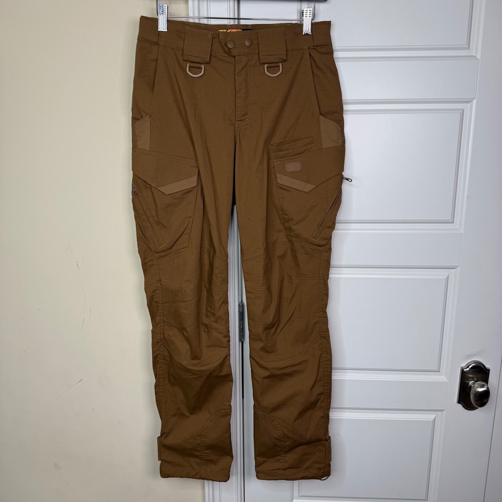 M-TAC Aggressor Gen.II Flex Tactical Pants Mens 28/30 Coyote Brown Ripstop Cargo